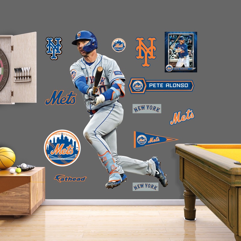 Pete Alonso – RealBig Collection – Official MLB – New York Mets – Reusable Vinyl Wall Decals #2