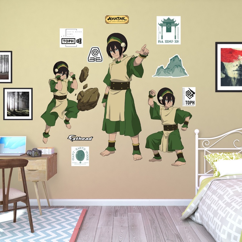 Toph – Avatar The Last Airbender – RealBig Collection – Official Nickelodeon – Reusable Vinyl Wall Decals