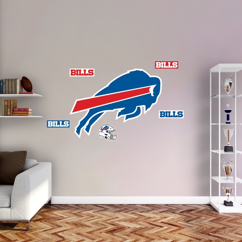 Buffalo Bills – RealBig Logo Collection – Official NFL – Reusable Vinyl Wall Decals