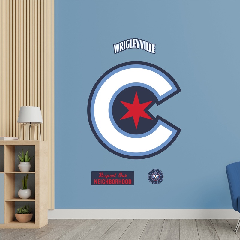 Chicago Cubs – RealBig City Connect Logo Collection – Official MLB – Reusable Vinyl Wall Decals #2