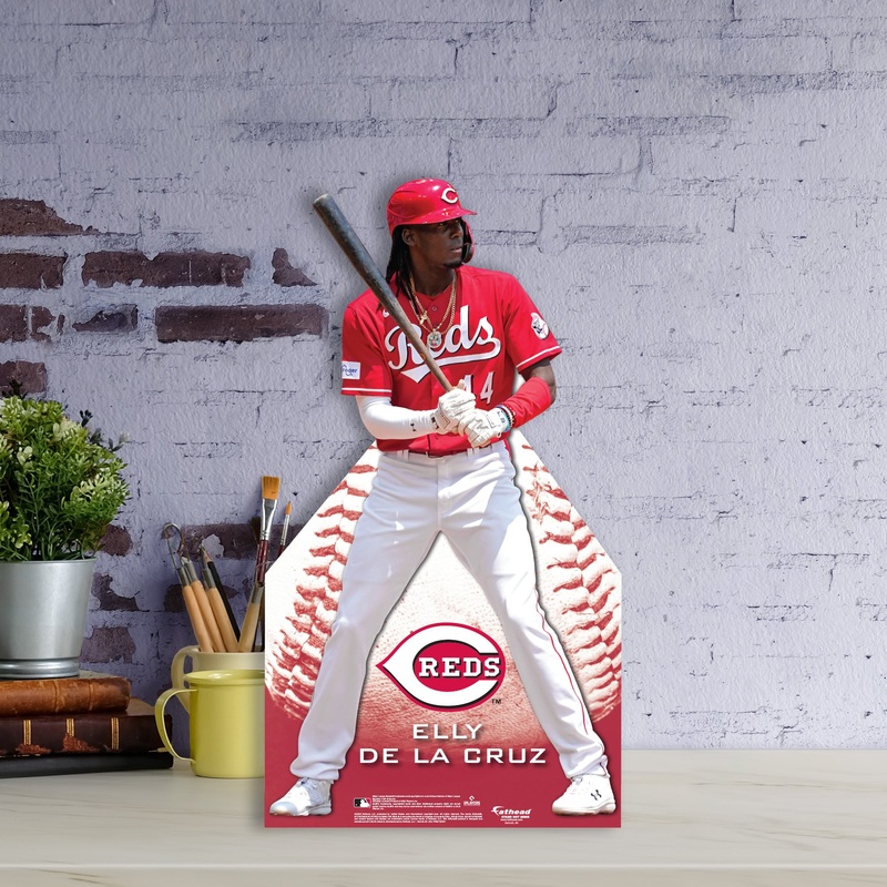 Elly De La Cruz – Mini Stand Out – Official MLB – Cincinnati Reds – Cardstock Cutout