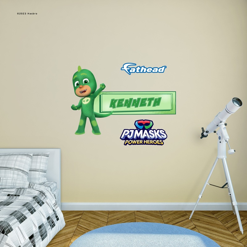 Gekko – PJ Masks – RealBig Collection – Official Hasbro – Reusable Vinyl Wall Decals #3