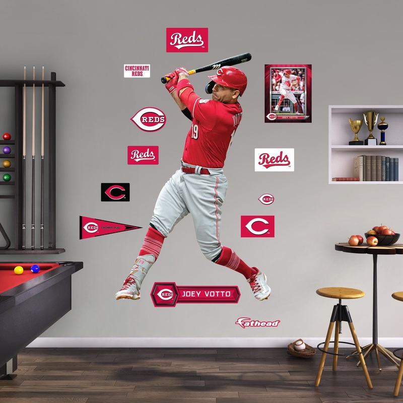 Joey Votto – RealBig Collection – Official MLB – Cincinnati Reds – Reusable Vinyl Wall Decals #2