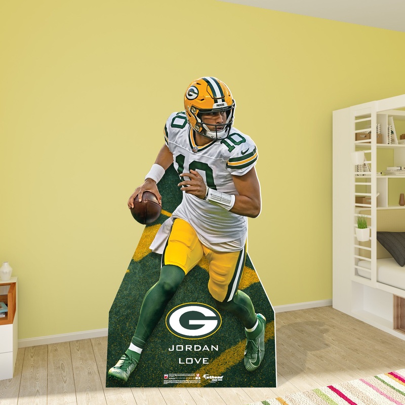 Jordan Love – Life-Size Stand Out – Official NFL – Green Bay Packers – Foam Core Cutout