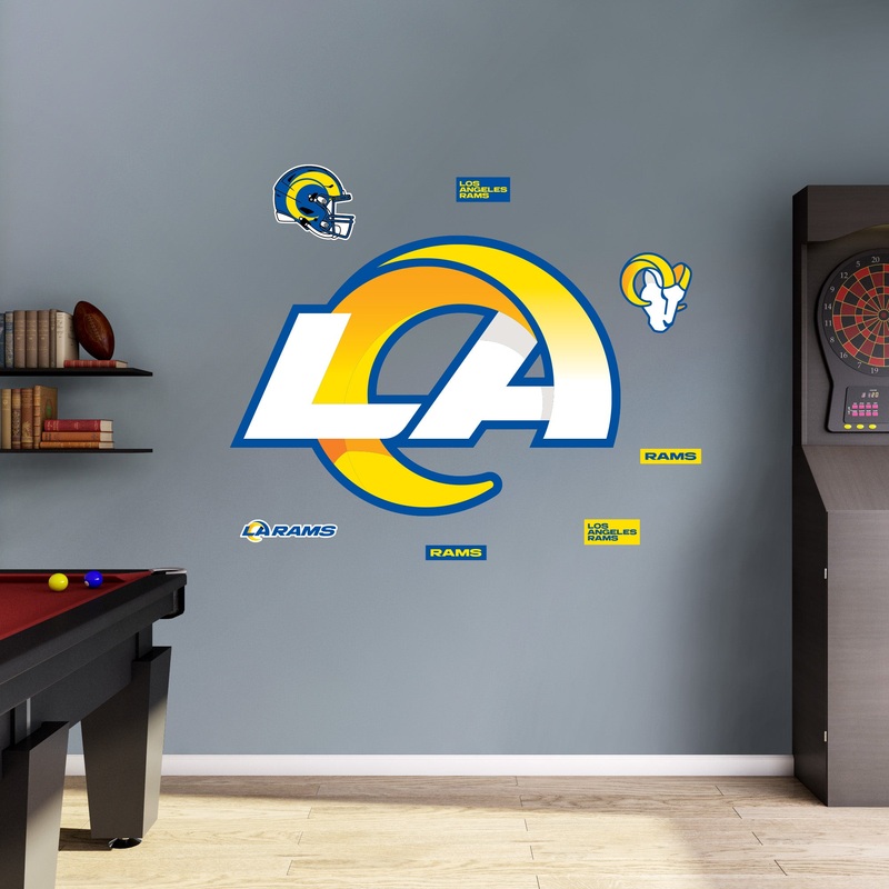 Los Angeles Rams – RealBig LA Logo Collection – Official NFL – Reusable Vinyl Wall Decals