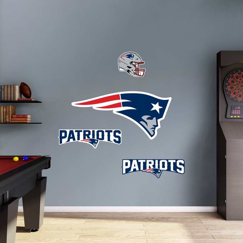 New England Patriots – RealBig Logo Collection – Official NFL – Reusable Vinyl Wall Decals #2