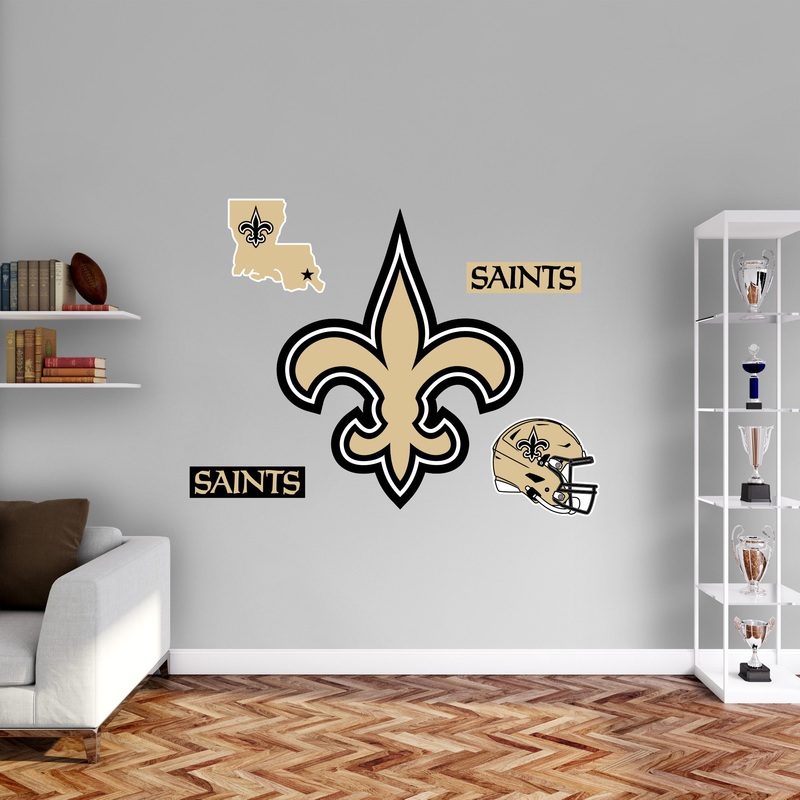 New Orleans Saints – RealBig Logo Collection – Official NFL – Reusable Vinyl Wall Decals #2