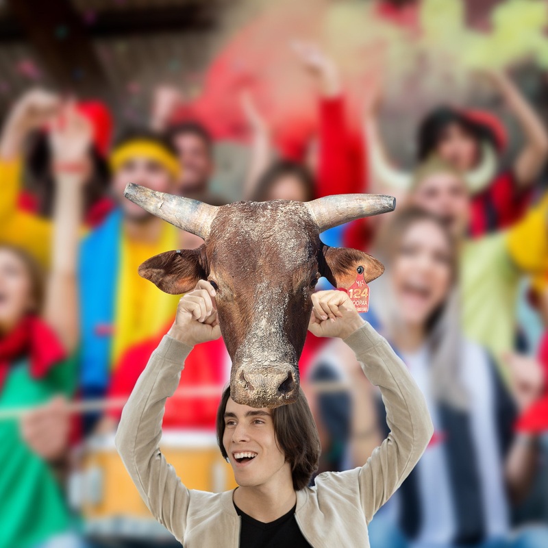 PBR: Woopaa Two   Foam Core Cutout  – Officially Licensed Pro Bull Riding    Big Head