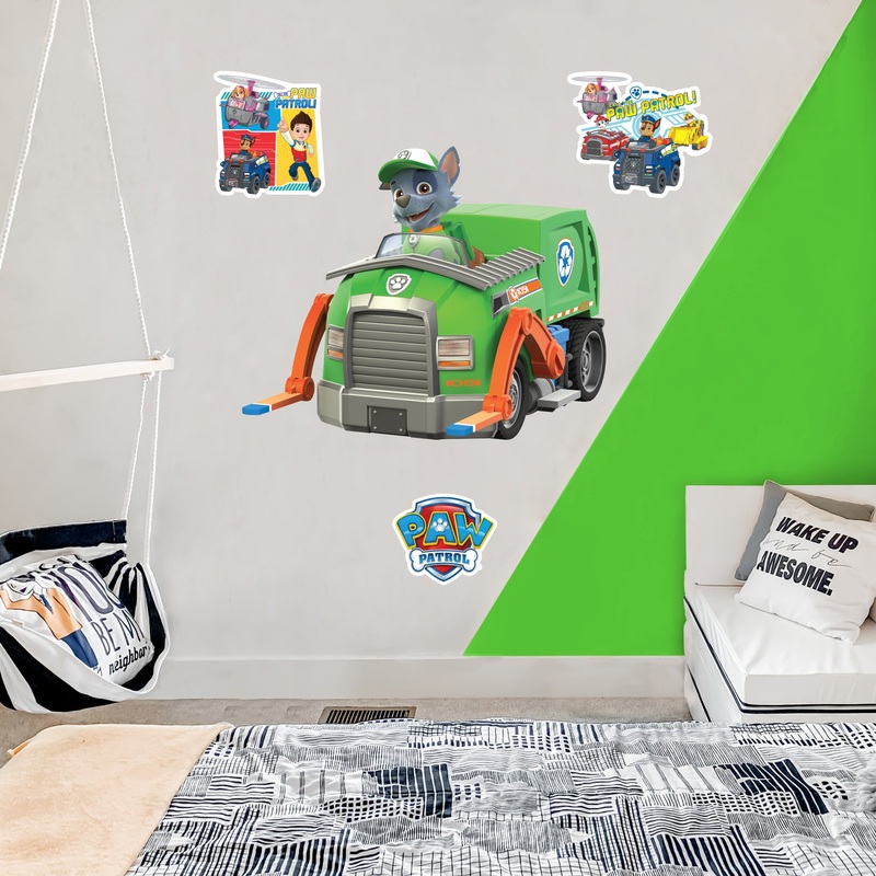 Rocky – Paw Patrol – RealBig Vehicle Collection – Official Nickelodeon – Reusable Vinyl Wall Decals