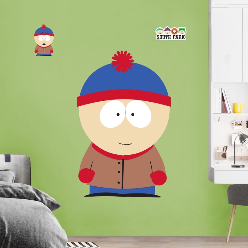 Stan – South Park – RealBig Collection – Official Paramount – Reusable Vinyl Wall Decals