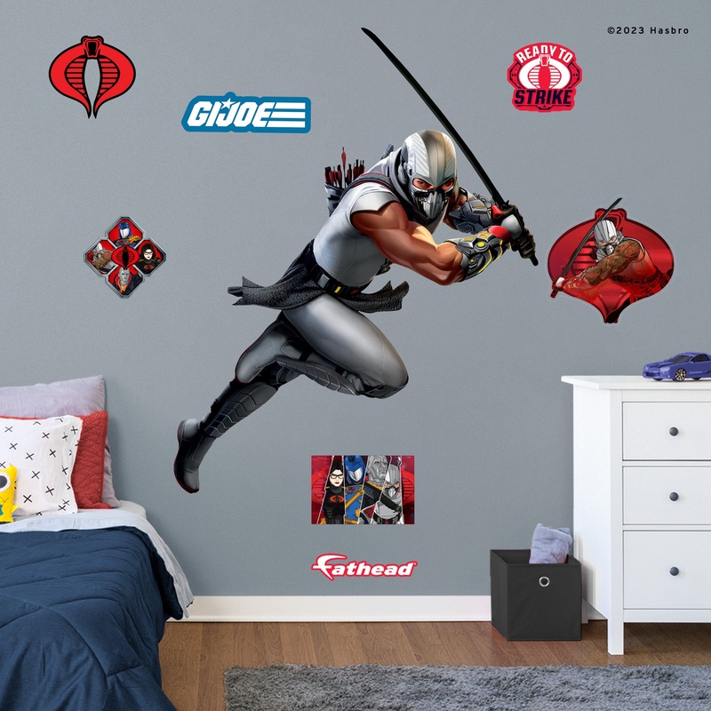 Storm Shadow – G.I. Joe – RealBig Collection – Official Hasbro – Reusable Vinyl Wall Decals