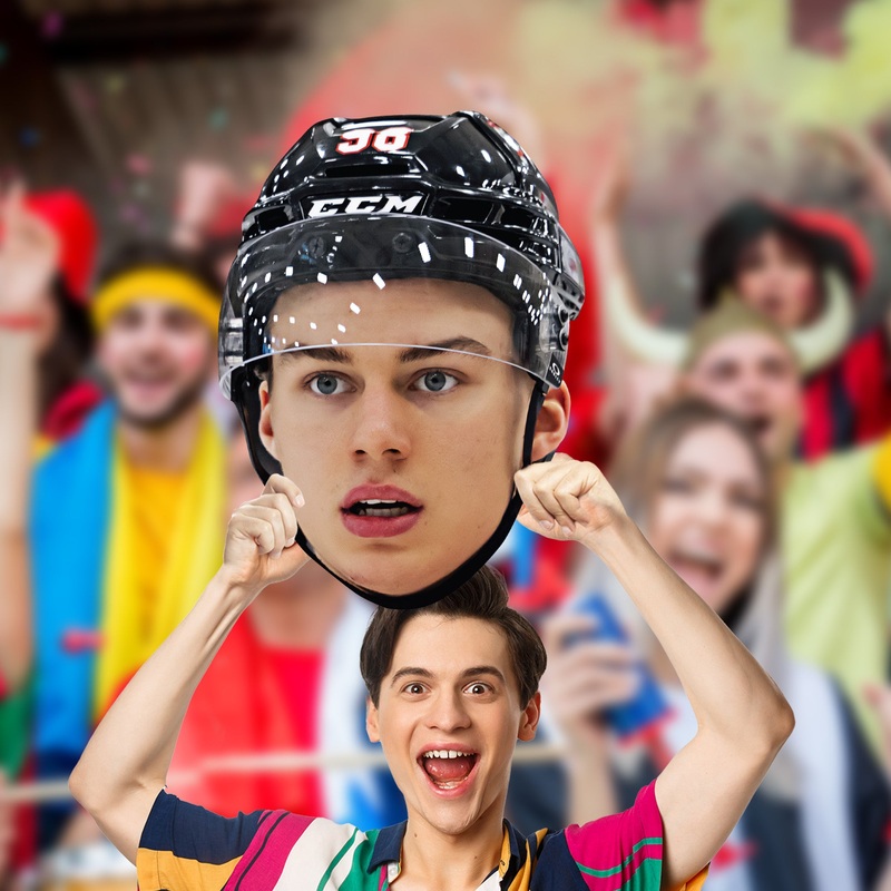 Connor Bedard – Big Head – Official NHLPA – Chicago Blackhawks – Foam Core Cutout