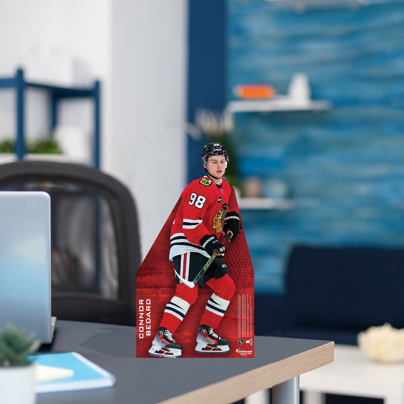 Connor Bedard – Mini Stand Out – Official NHL – Chicago Blackhawks – Cardstock Cutout