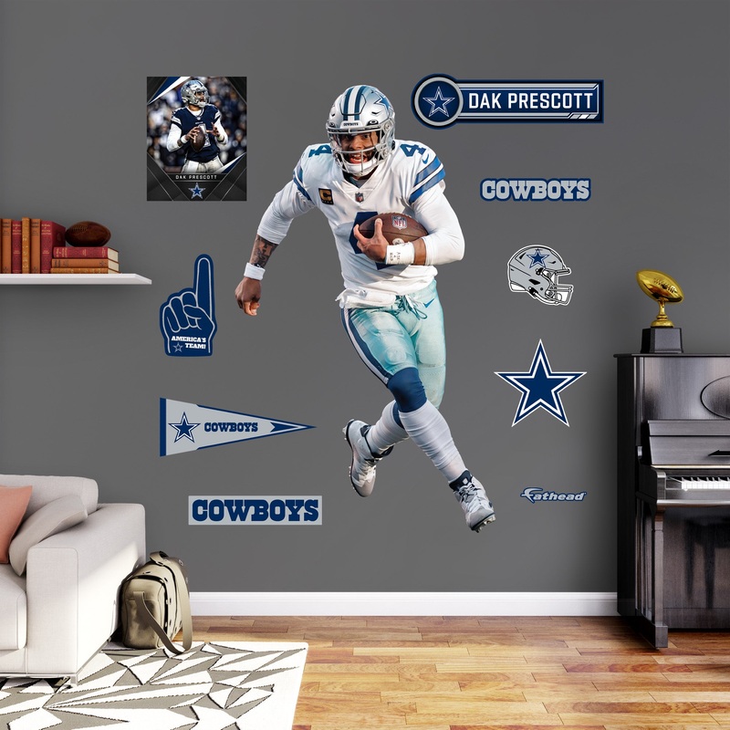 Dak Prescott – RealBig Collection – Official NFL – Dallas Cowboys – Reusable Vinyl Wall Decals #3