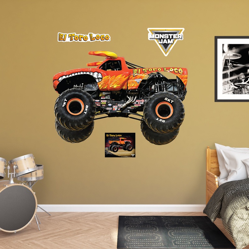 El Toro Loco – RealBig Collection – Official Monster Jam – Reusable Vinyl Wall Decals #2