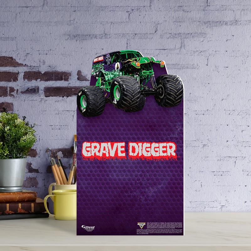 Grave Digger – Monster Jam – Mini Stand Out – Official Monster Jam – Cardstock Cutout