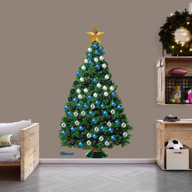 Miami Marlins – Decorate Your Own Christmas Tree – Official MLB – Reusable Vinyl Wall Decals