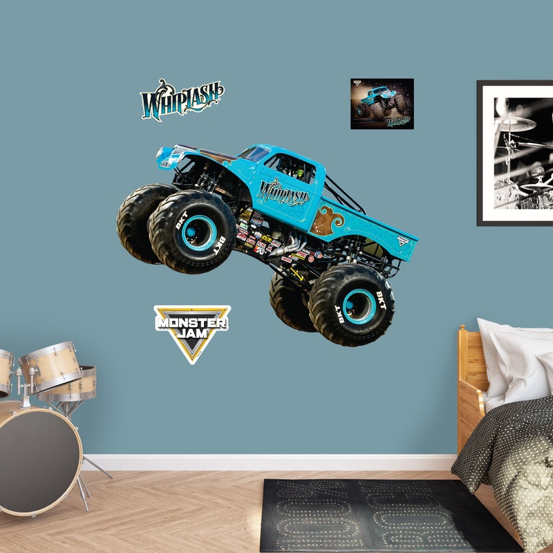 Whiplash – Monster Jam – RealBig Collection – Official Monster Jam – Reusable Vinyl Wall Decals