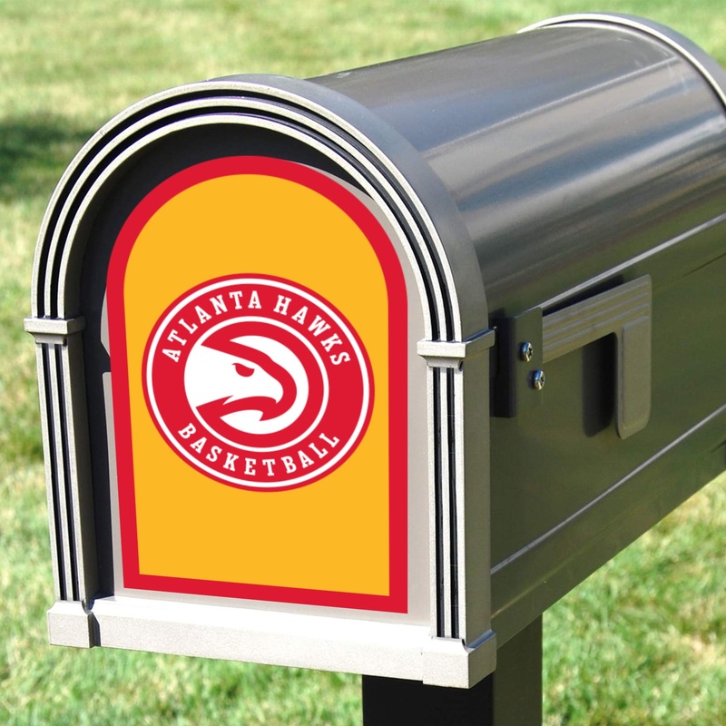 Atlanta Hawks – Mailbox Logo – Outdoor Wall Decal – Official NBA – Scratch Resistant Alumigraphics Smooth