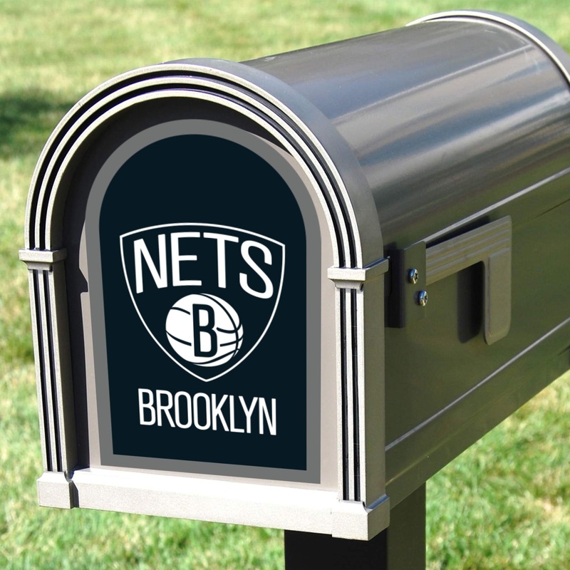 Brooklyn Nets – Mailbox Logo – Outdoor Wall Decal – Official NBA – Scratch Resistant Alumigraphics Smooth