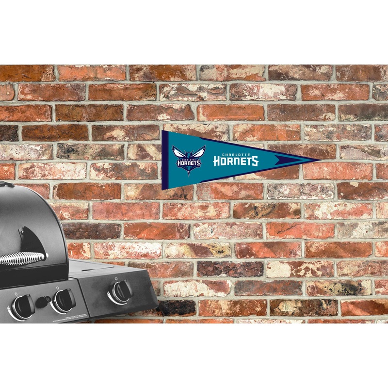 Charlotte Hornets – Pennant – Outdoor Wall Decal – Official NBA – Scratch Resistant Alumigraphics Smooth