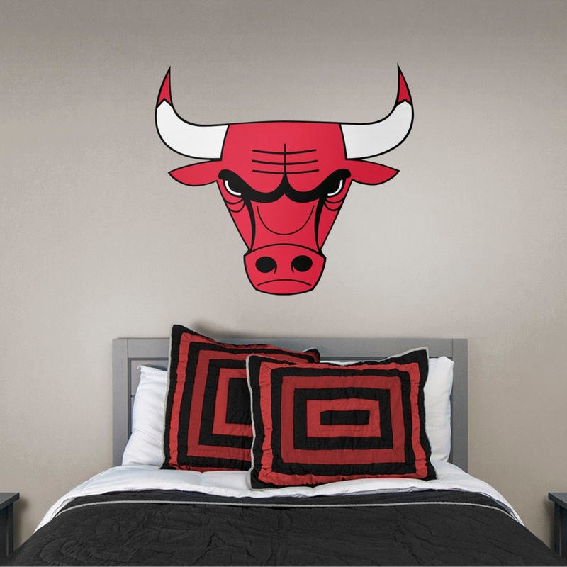 Chicago Bulls – RealBig Logo Collection – Official NBA – Reusable Vinyl Wall Decals