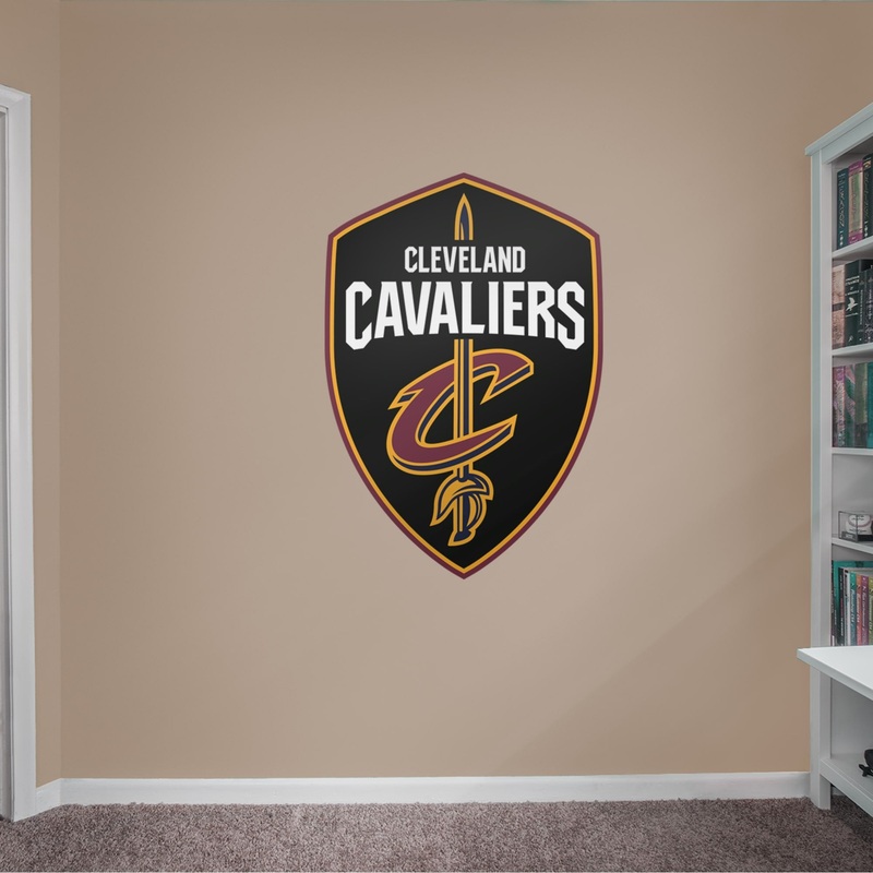 Cleveland Cavaliers – RealBig Shield Logo Collection – Official NBA – Reusable Vinyl Wall Decals #1