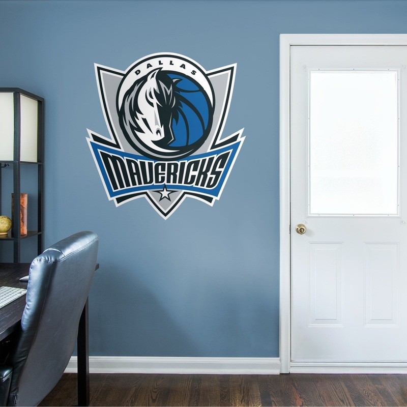 Dallas Mavericks – RealBig Logo Collection – Official NBA – Reusable Vinyl Wall Decals