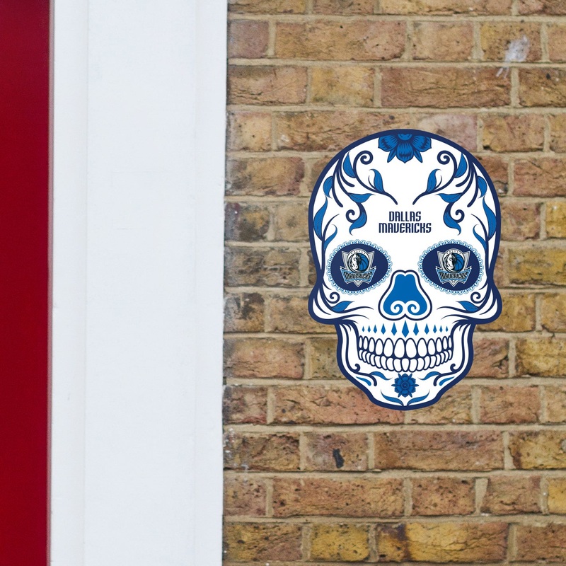 Dallas Mavericks – Sugar Skull Logo – Outdoor Wall Decals – Official NBA – Scratch Resistant Alumigraphics Smooth