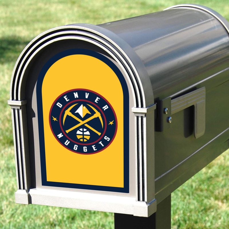 Denver Nuggets – Mailbox Logo – Outdoor Wall Decal – Official NBA – Scratch Resistant Alumigraphics Smooth