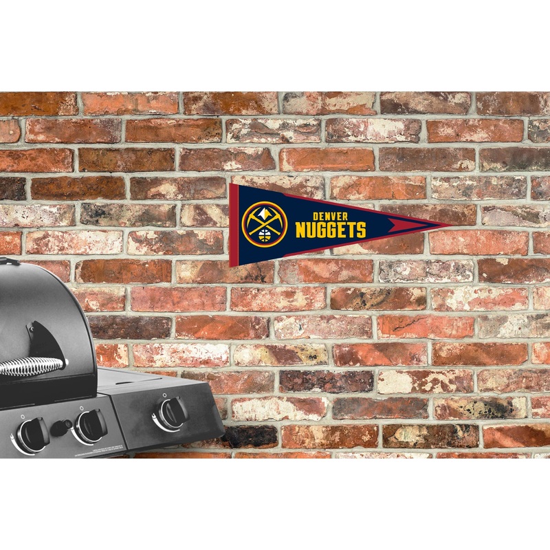 Denver Nuggets – Pennant – Outdoor Wall Decal – Official NBA – Scratch Resistant Alumigraphics Smooth