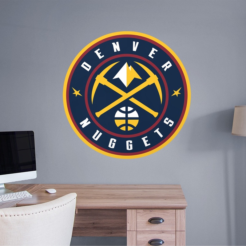 Denver Nuggets – RealBig Logo Collection – Official NBA – Reusable Vinyl Wall Decals