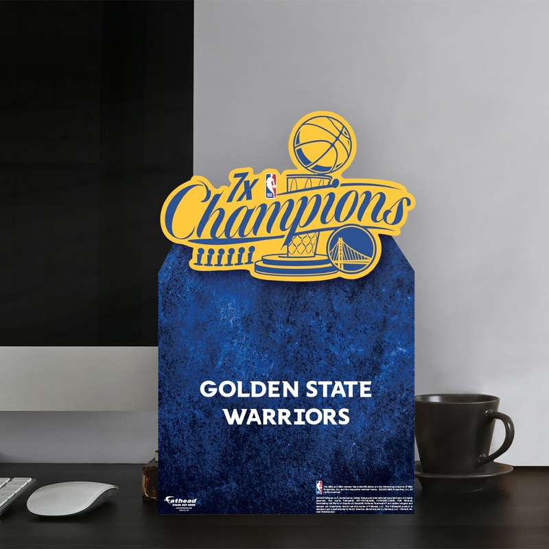 Golden State Warriors 2022 7X Champions Logo – Mini Stand Out – Official NBA – Cardstock Cutout