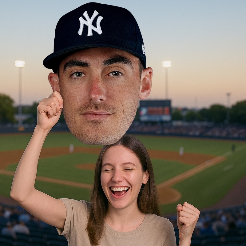 Cody Bellinger – Big Head – Official MLB – New York Yankees – Foam Core Cutout