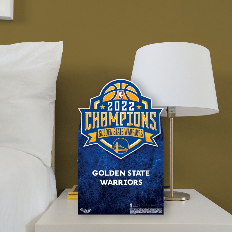 Golden State Warriors 2022 Champions Logo – Mini Stand Out – Official NBA – Cardstock Cutout