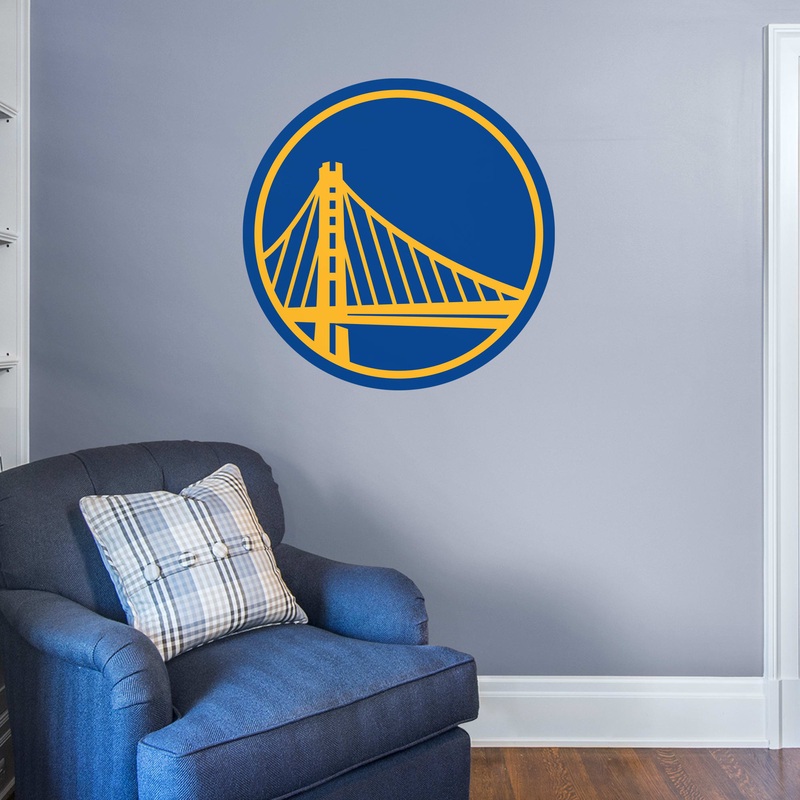 Golden State Warriors – RealBig Logo Collection – Official NBA – Reusable Vinyl Wall Decals