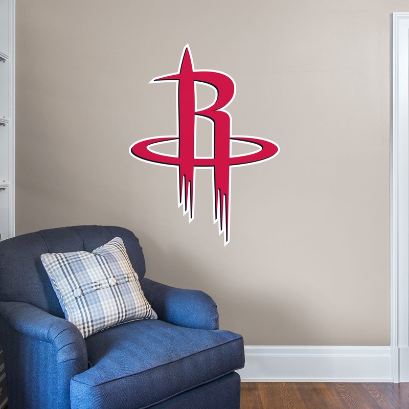 Houston Rockets – RealBig Logo Collection – Official NBA – Reusable Vinyl Wall Decals