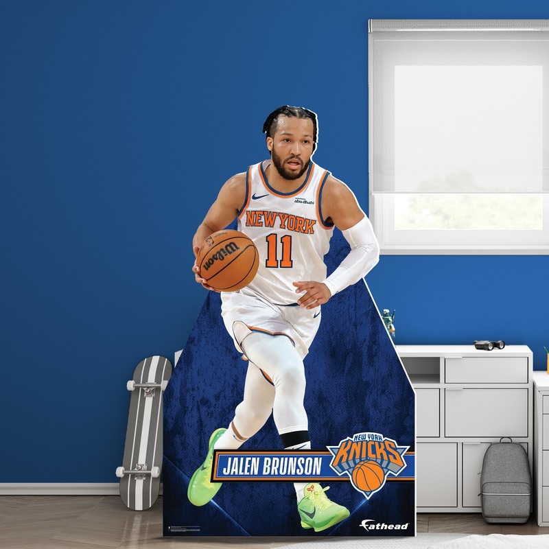 Jalen Brunson – Life-Size Stand Out – Official NBA – New York Knicks – Foam Core Cutout