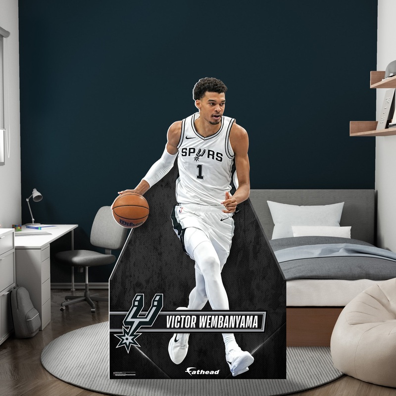 Victor Wembanyama – Life-Size Stand Out – Official NBA – San Antonio Spurs – Foam Core Cutout