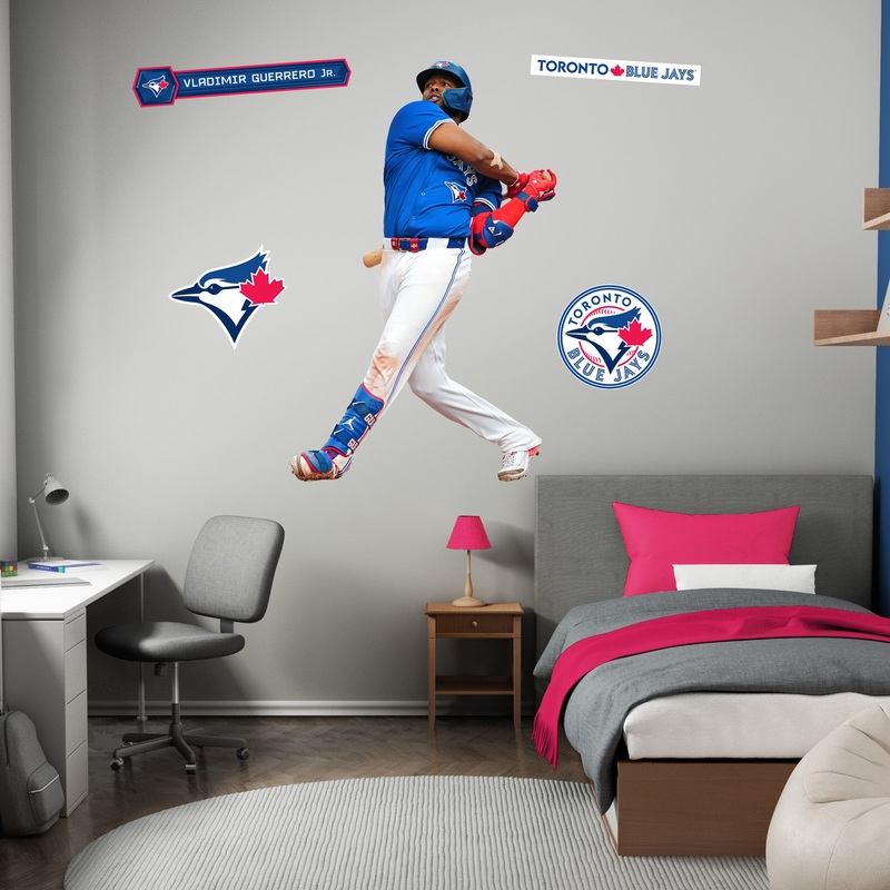 Vladimir Guerrero Jr. – RealBig Home Run Collection – Official MLB – Toronto Blue Jays – Reusable Vinyl Wall Decals