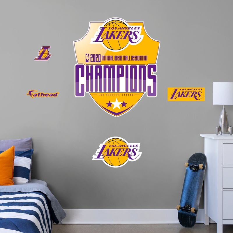 Los Angeles Lakers – RealBig 2020 Champions Logo Collection – Official NBA – Reusable Vinyl Wall Decals #1