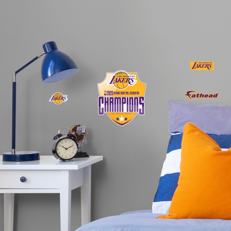 Los Angeles Lakers – RealBig 2020 Champions Logo Collection – Official NBA – Reusable Vinyl Wall Decals #2