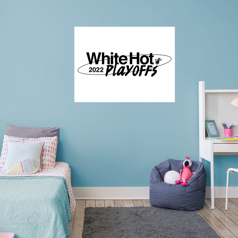Miami Heat – RealBig Hype Logo Collection – Official NBA – Reusable Vinyl Wall Decals