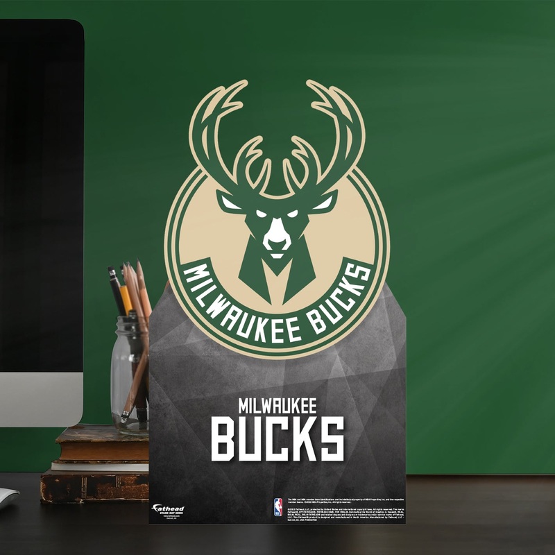 Milwaukee Bucks Logo – Mini Stand Out – Official NBA – Cardstock Cutout