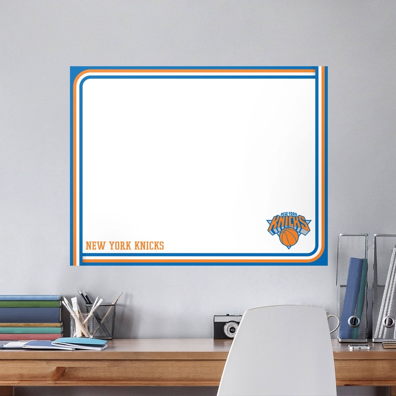 New York Knicks – Dry Erase Whiteboard – Official NBA – Reusable Vinyl Wall Decal