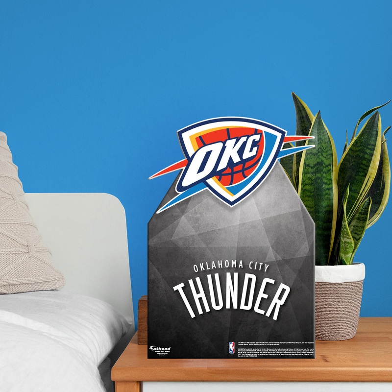 Oklahoma City Thunder Logo – Mini Stand Out – Official NBA – Cardstock Cutout
