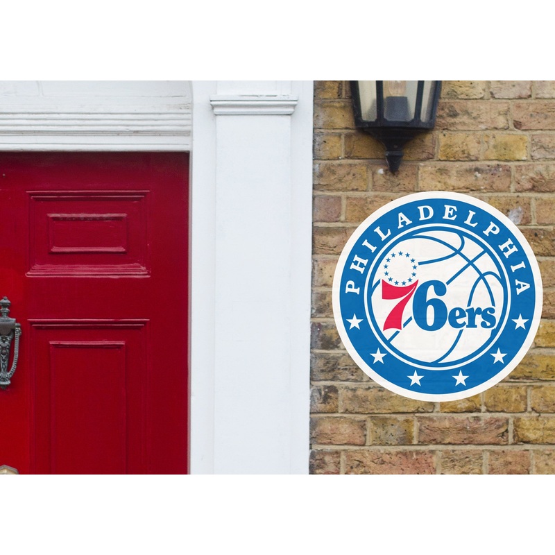 Philadelphia 76ers – Logo – Outdoor Wall Decals – Official NBA – Scratch Resistant Alumigraphics Smooth