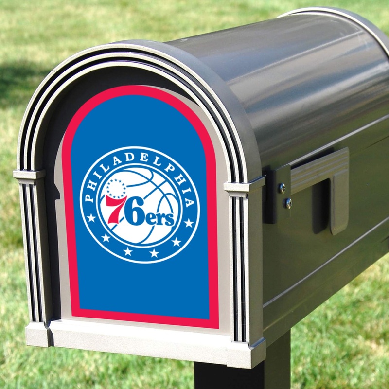 Philadelphia 76ers – Mailbox Logo – Outdoor Wall Decal – Official NBA – Scratch Resistant Alumigraphics Smooth