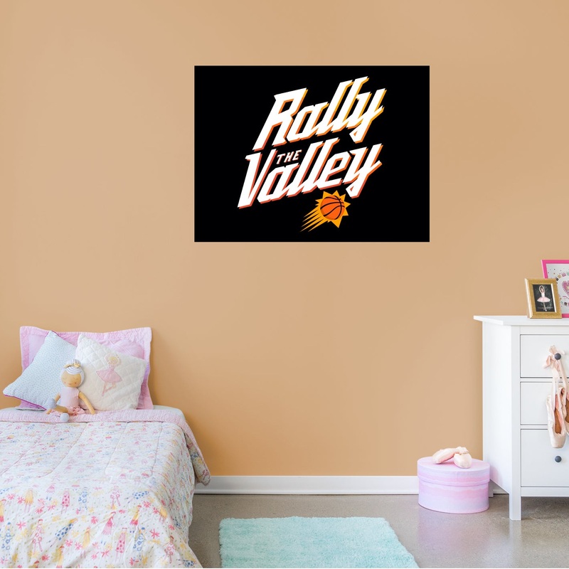 Phoenix Suns – RealBig Hype Logo Collection – Official NBA – Reusable Vinyl Wall Decals