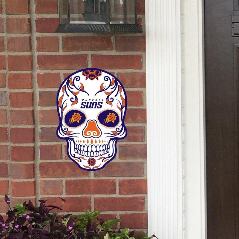 Phoenix Suns – Sugar Skull Logo – Outdoor Wall Decals – Official NBA – Scratch Resistant Alumigraphics Smooth